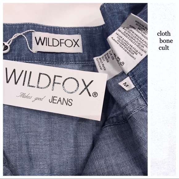 ✨NWT✨ WILDFOX💋🦊 “Frankie” Denim Mini SKIRT - Picture 7 of 7
